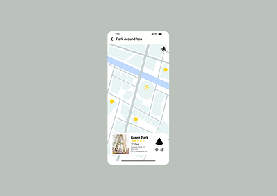 Map Design (DailyUi #029) app dailyui figma illustration map ui