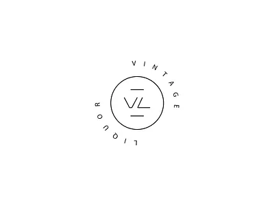 Vintage Liquor liquor minimal monogram vintage whisky