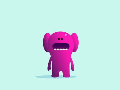 Happy Birthday birthday branding cartoon celebration character design dribbble illustration mascot shouting