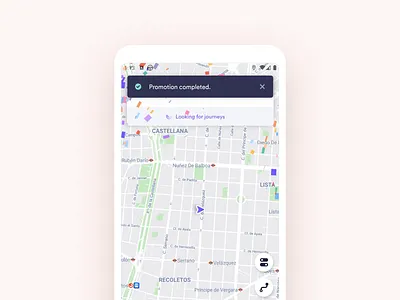 Confetti app app design bonus cabify cabify app cabifydesign confetti design driver driver app journey mobile app mobility promotion