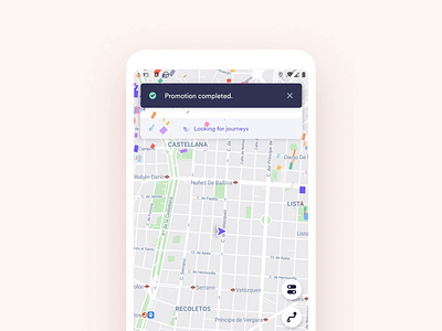 Confetti app app design bonus cabify cabify app cabifydesign confetti design driver driver app journey mobile app mobility promotion