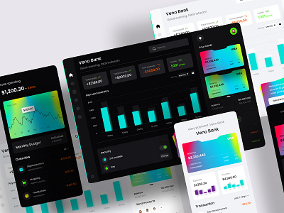 Finance design Dashboard & app app application banking app banking web clean dark dashbord design finance finance app finance dashboard finance web trend trends ui ui design ux