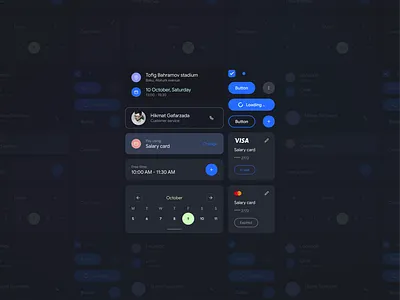 001 - Components apple component dark design football ios soccer ui