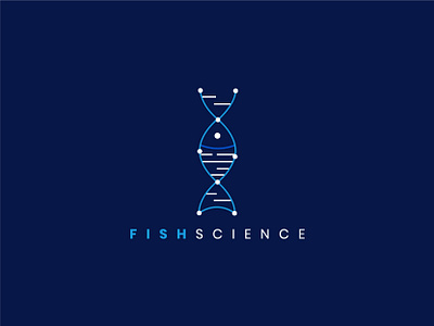 Fish Science creativelogo design fish gradientlogo illustration logo logodesign minimallogo modernlogo sciencelogo typography ui