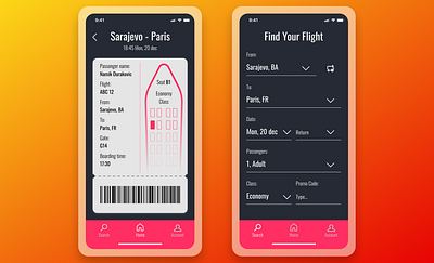 Boarding Pass UI 24 boarding pass branding dailyui design figma graphic design illustration logo ticket booking ui ux uxui vector