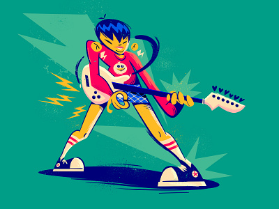 Punk Rocker design graphic design illustration