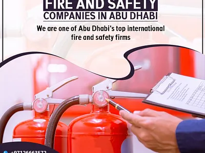 Fire And Safety Companies In Abu Dhabi graphic design