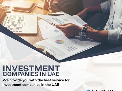 Investment Companies In UAE graphic design