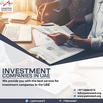 Investment Companies In UAE graphic design