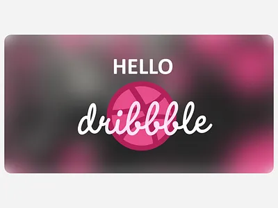 Hello Dribbble colourful design dileep dileep dilraj dribbble glassmorphism hello hello dribbble hellothere helo innershow logo magic new ola super typography ui vertor wonder