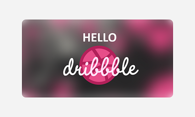 Hello Dribbble colourful design dileep dileep dilraj dribbble glassmorphism hello hello dribbble hellothere helo innershow logo magic new ola super typography ui vertor wonder