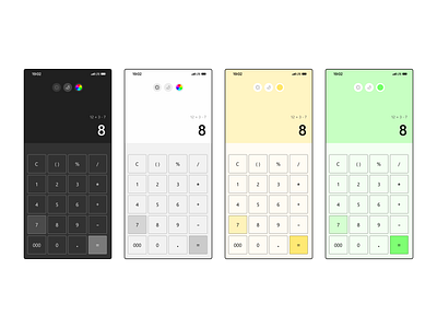 Daily UI 004 - Emotional Calculator app calculator calculator app colors daily daily ui dailyui emotional emotional calculator numbers ui uiux vector
