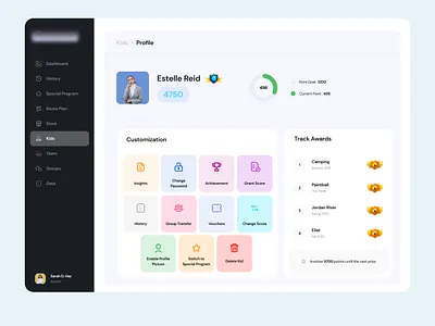 Dashboard UI admin panel animation branding dashboard design illustration mobile mobile app software ui system app ui web app webflow website website ui zainiklab
