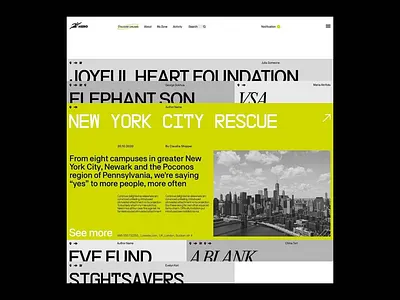 Funds & Collections blog concept design editorial experience graphic design grid interaction interface layout print typography ui ux web web design website