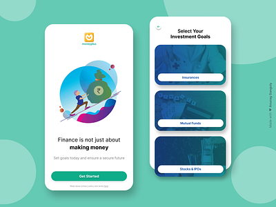 App UI/UX Design | For Moneyplus | Fintech App Design app screen app ui dribbble illustration minimal minimal app design modern design onboarding responsive design screens shot ui ui ux design uiux design user interface design