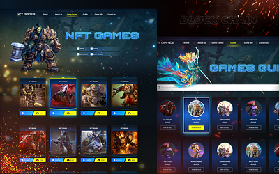 NFT game market blockchain branding crypto game market nft nftart nfts ui