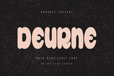 Deurne - Bold Sans Serif Font script