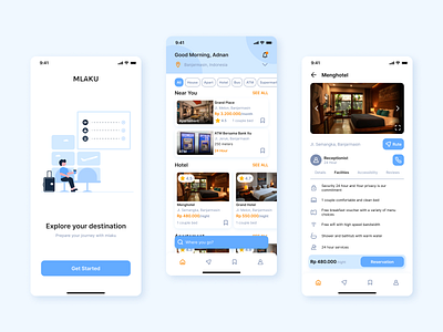 Properties & Travel App Exploration explore properties properties app travel travel app ui