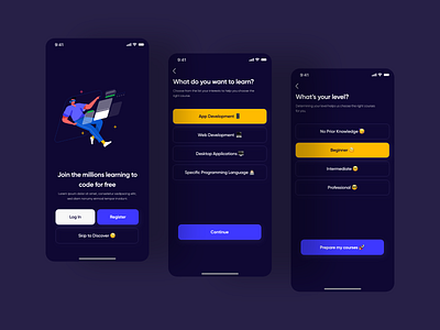 Learning code app app design design ui ui ux design ui deisgn ui design ui designer uidesign uiux design ux ux designer visual design