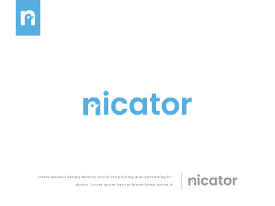 Nicator Bird wordmark logo animal bird brand identity branding design eagle fly illustration lettermark logo logoinspirations logomark logotype modern logo nicator owl parrot vector wings