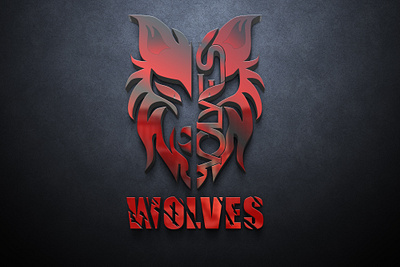 Esports Logo Design - Wolves 3d animation branding graphic design logo