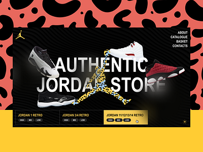 Jordan Store buy clean design e commerce ecommerce frash jordan nike shop ui ux web