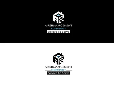 A. Rehman Cement Constancy Logo branding design icon logo vector