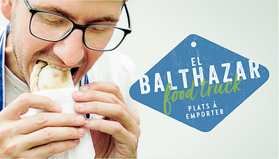El Balthazar Food Truck branding design graphic design identity illustration logo typography vector