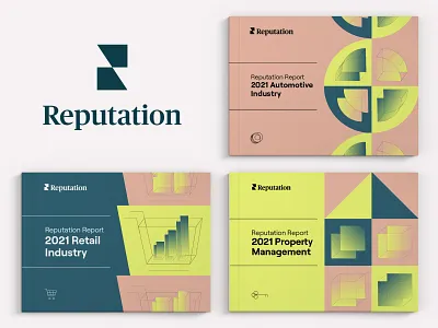 Reputation Report Cover Designs auto cover cover design geometric housing illustration isometric presentation report reputation retail saas utah