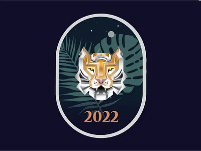 2022 Year of Tiger illustration branding design graphic design icon illustration vector