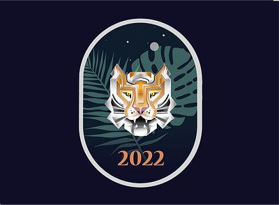 2022 Year of Tiger illustration branding design graphic design icon illustration vector