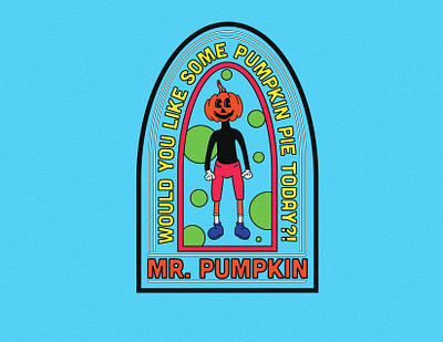 Mr. Pumpkin 2d adobe illustrator character design flat graphic design illustration illustrator motion graphics photoshop rubberhose type typography