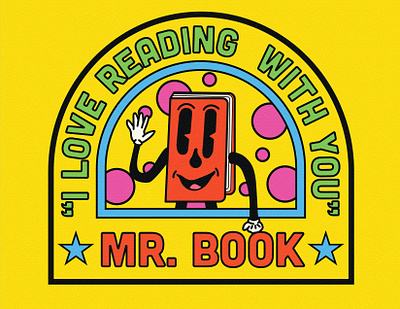 Mr. Book 2d adobe illustrator adobe photoshop book character graphic design illustration illustrator rubber hose rubberhose type typography