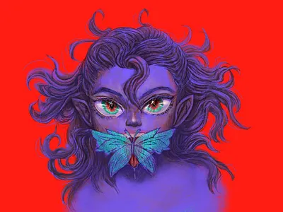 Chrysalis concept illustration ipadpro procreate