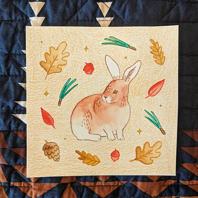 Arctic hare drawing art drawing hand drawn illustration nature