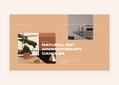 Design for a candle shop 2022 branding cendals e commerce ui ux