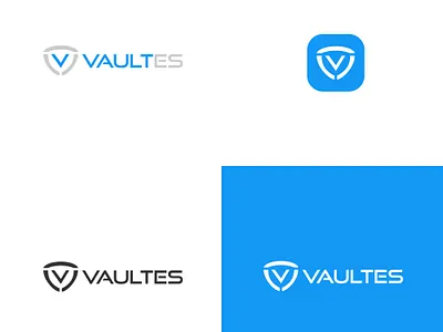 VAULTES Logo branding logo logo design vector