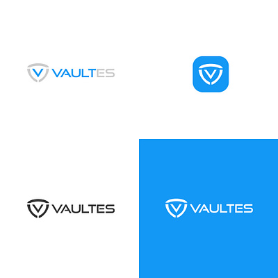 VAULTES Logo branding logo logo design vector
