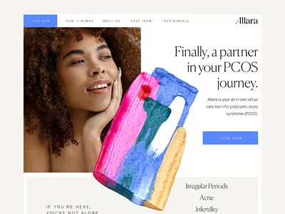 Allara Website Design branding design illustration logo typography ui ux