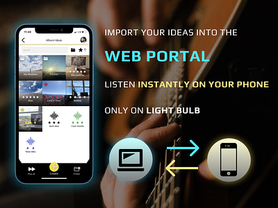 Web Portal app browser folders icon iphone menu mobile phone play recording sound sync syncronize