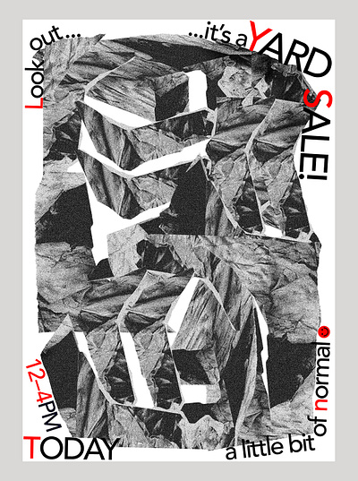 Yard Sale Poster poster design