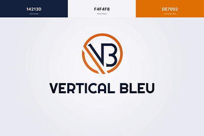 Vertical Bleu Logo abc alphabet art brand branding vertical bleu