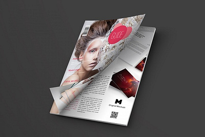 Mockup capa de revista abrindo branding freebies freemockup magazine mockup mockup