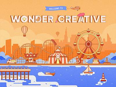 Wonder Creative app appdesign branding cover design icon illustration logo ui ux