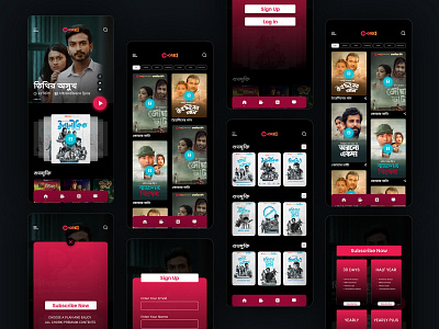 Chorki Bangladeshi Video Streaming App Redesign banking app branding crypto wallet cryptocurrency figma design free mockup free ui design graphic design illustration movie music new app ui design platform psd design redesign streaming platform ui design ui inspiration video streaming xd design