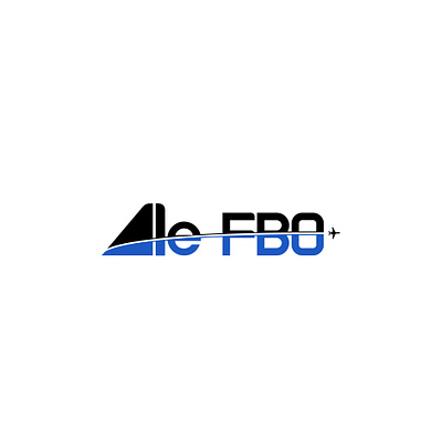 FBO branding fbo flight graphic design logo plane