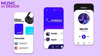 music ui ux
