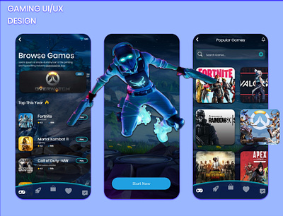 gaming ui ux