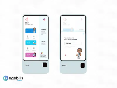 HEALTHCARE KIOSK DEVICE APP DESIGN FROM KEGEBILLS 2021 2022 2022 app branding design developement freelancer future app futuristic app healthcare healthcare app hybrid app kegebills kiosk app modern app modern app 2022 newdesign product design ui