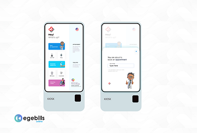 HEALTHCARE KIOSK DEVICE APP DESIGN FROM KEGEBILLS 2021 2022 2022 app branding design developement freelancer future app futuristic app healthcare healthcare app hybrid app kegebills kiosk app modern app modern app 2022 newdesign product design ui